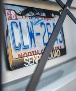 Senpai Squad - Carbon Fiber License Plate Frame