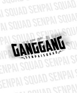 Gang Gang Diecut Glitter Gold