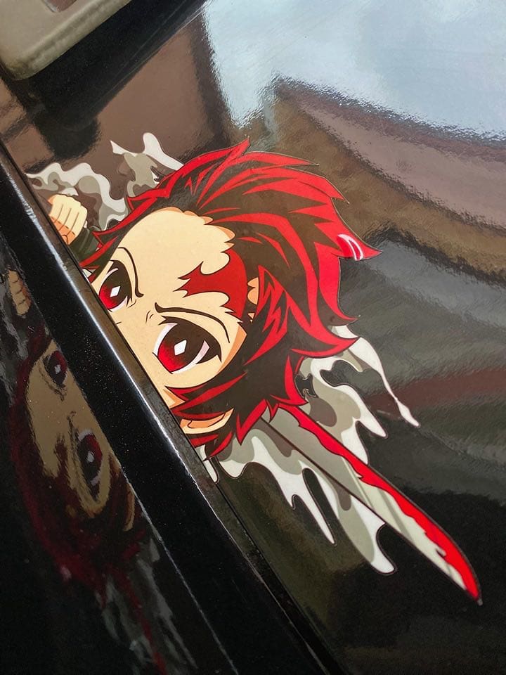 Tanjiro Kamado Looks From the Side Sticker in 2023