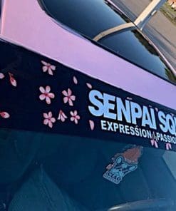 Cherry Blossom Black Banner
