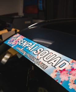 Sky Blue Cherry Blossom Banner (Top Only)