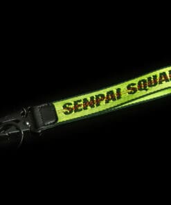 Green Fabric Strap Keychain