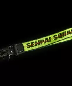 Green Fabric Strap Keychain