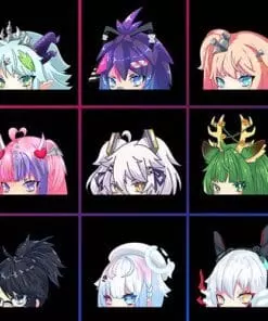 VShojo x Senpai Squad: Peeker Decals