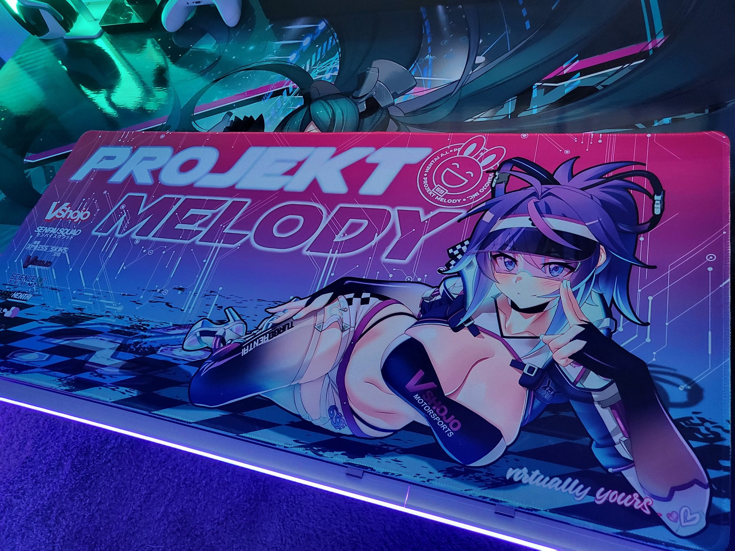 VShojo x Senpai Squad: Projekt Melody Desk Mat & Lewd Version – Senpai Squad