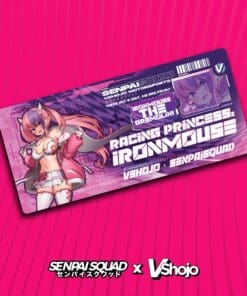 VShojo x Senpai Squad: Ironmouse Racing Princess V2 - Desk Mat