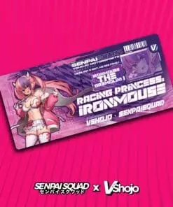 VShojo x Senpai Squad: Ironmouse Racing Princess V2 - Desk Mat