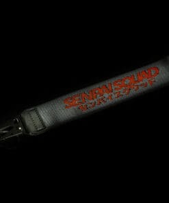 Black/Red Thick Fabric Keychain
