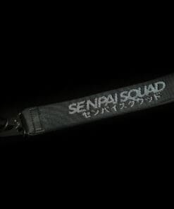 Black/Grey Thick Fabric Keychain