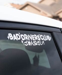 Bad Drivers Club V3 Diecut (Double Line)