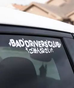 Bad Drivers Club V3 Diecut (Double Line)