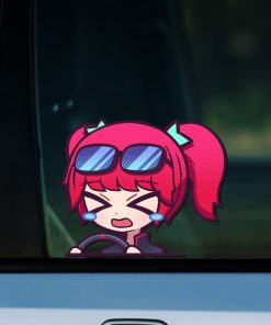 Aka - Crying Steering Wheel Decal