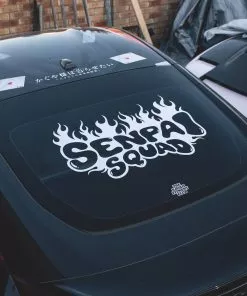 Senpai Squad Fire Banner